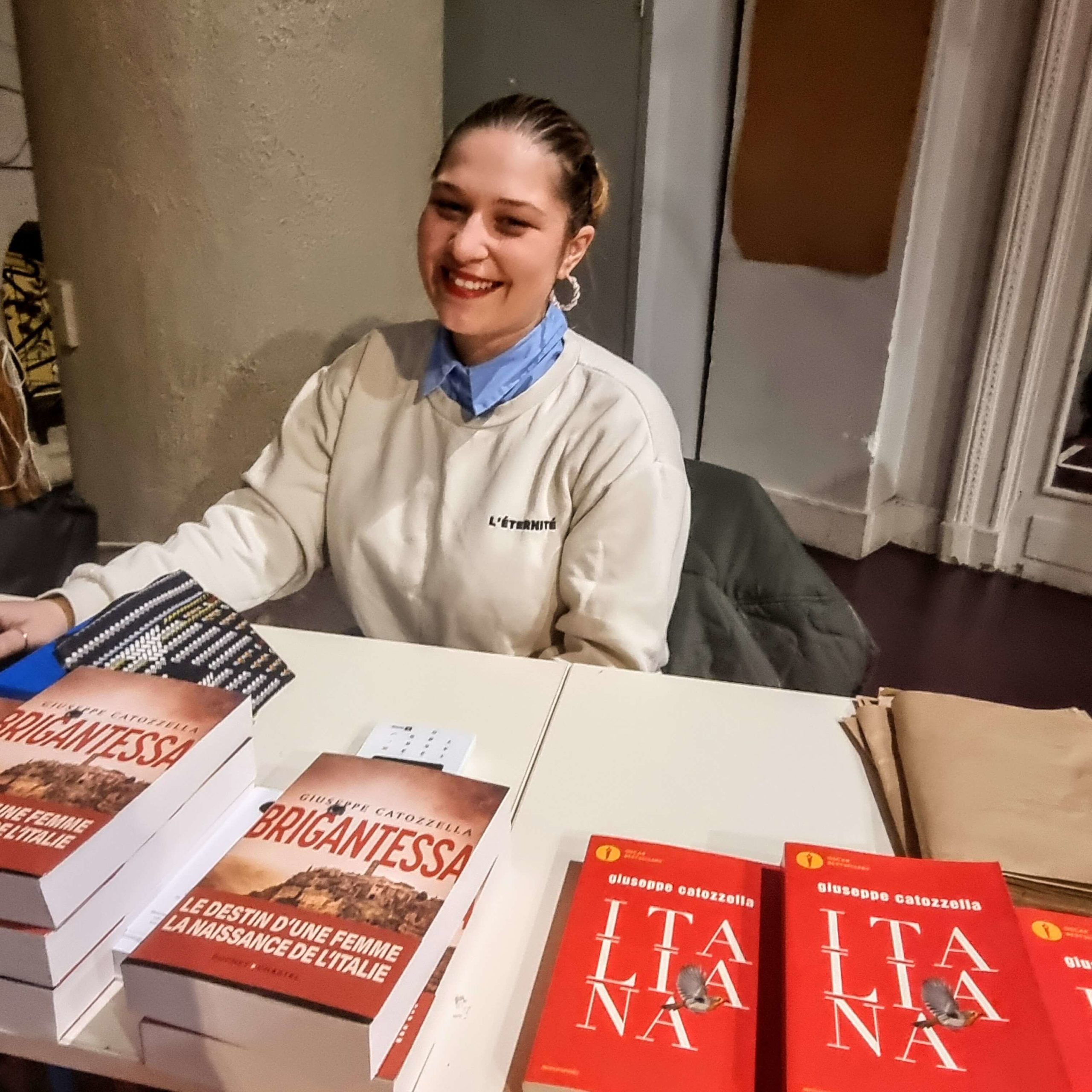 Giuseppe Catozzella e Stefano Montefiori alla Dante de Paris insieme a La Libreria à Paris