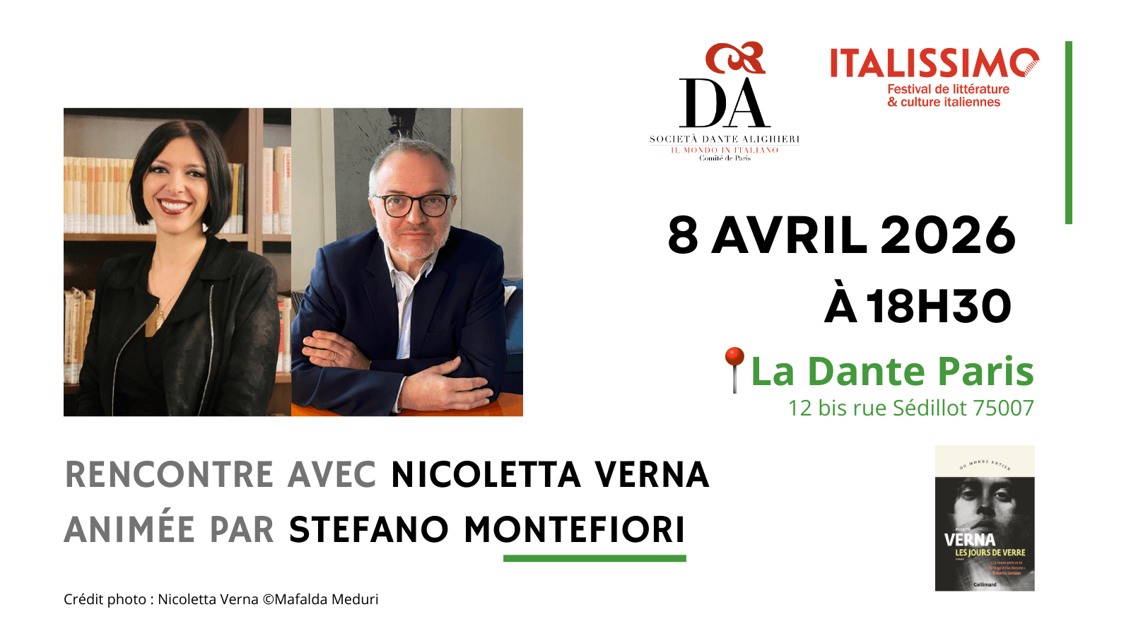 Nicoletta Verna & Stefano Montefiori @ Dante Alighieri de Paris