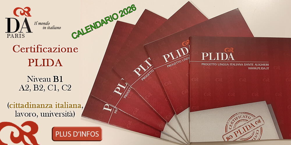 Certification PLIDA B1 - demande nationalité italienne