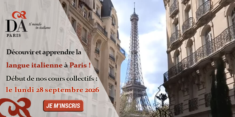 Cours d'italien à Paris 2026-2027