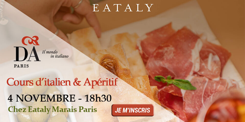 Cours d'italien à Paris chez Eataly